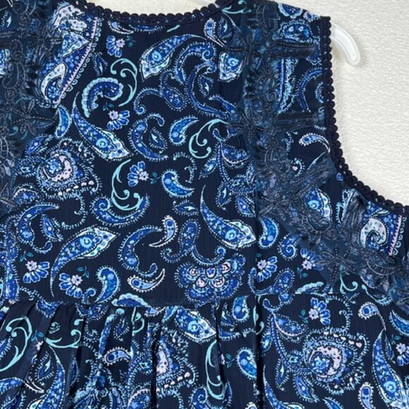 Roamans Womens Angel Chiffon Blouse Plus Size 18W New without Tags - Picture 4 of 7